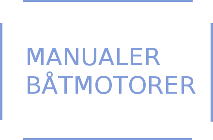 Manualer Båtmotorer