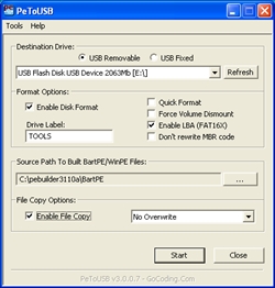 pe2usb-gui